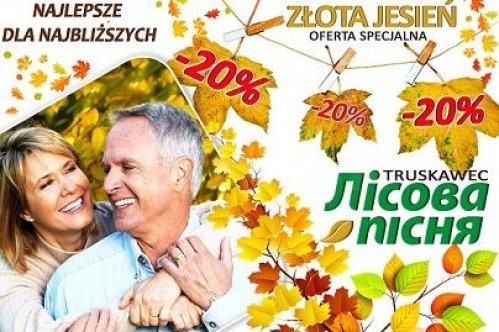 Sanatorium Leśna Pieśń z ofertą Złota Jesień - 20 procent zniżki