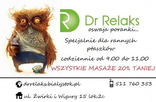 Studio masażu Dr Relaks, Radosław  Rybaczuk, Żwirki i Wigury 15, Bielsk Podlaski (tel. 511760353)